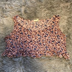 Floral crop top